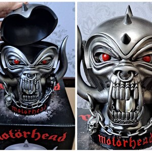 Motorhead Official Merchandise Warpig Snaggletooth Figurine, Bust. Stunning Detailed Figure. Stash Box. Display Box. Lemmy image 1