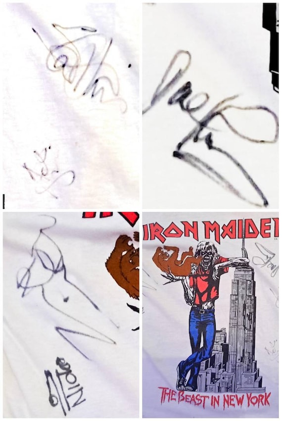 IRON MAIDEN Original Official Vintage T-shirt Beast in New