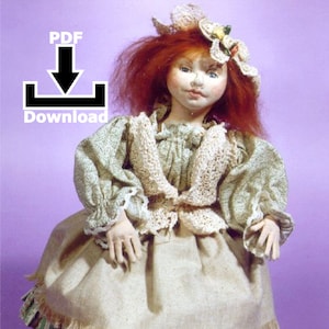 Mimi&#39;s Annie Agnes - Precision Cloth Doll Pattern - PDF Download