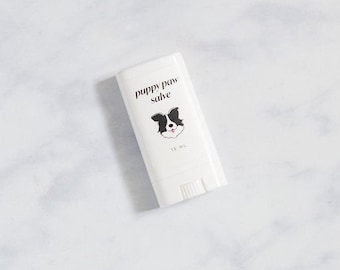 PUPPY PAW SALVE | vegan | dog paw | pets | patchouli | frankincense | all natural | cruelty free