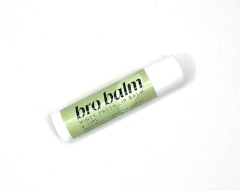 MINT LIP BALM - peppermint minty fresh | lip balm | lip care | chapstick | bro balm | all natural | cruelty free | for him