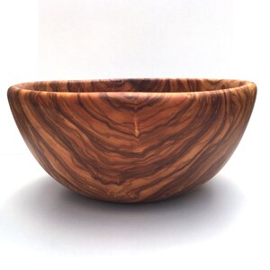 Bowl diameter selectable Ø 20/22/23/24/25/26/28/30/31/32/34 cm, salad bowl, fruit bowl, wooden bowl, bowl, handmade from olive wood image 4