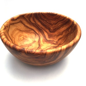 Bowl diameter selectable Ø 20/22/23/24/25/26/28/30/31/32/34 cm, salad bowl, fruit bowl, wooden bowl, bowl, handmade from olive wood image 1