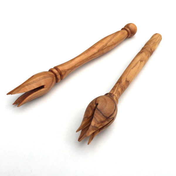 Olive pike, handcrafted from olive wood