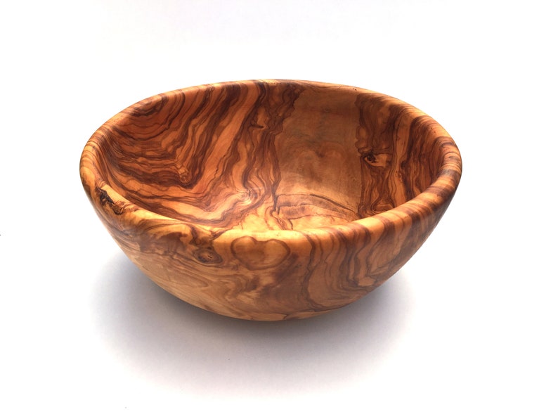 Bowl diameter selectable Ø 20/22/23/24/25/26/28/30/31/32/34 cm, salad bowl, fruit bowl, wooden bowl, bowl, handmade from olive wood image 5