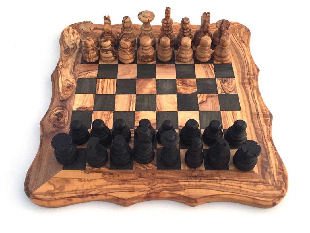 60+ Open Chess Board With Chess Wooden Pieces Stock Photos