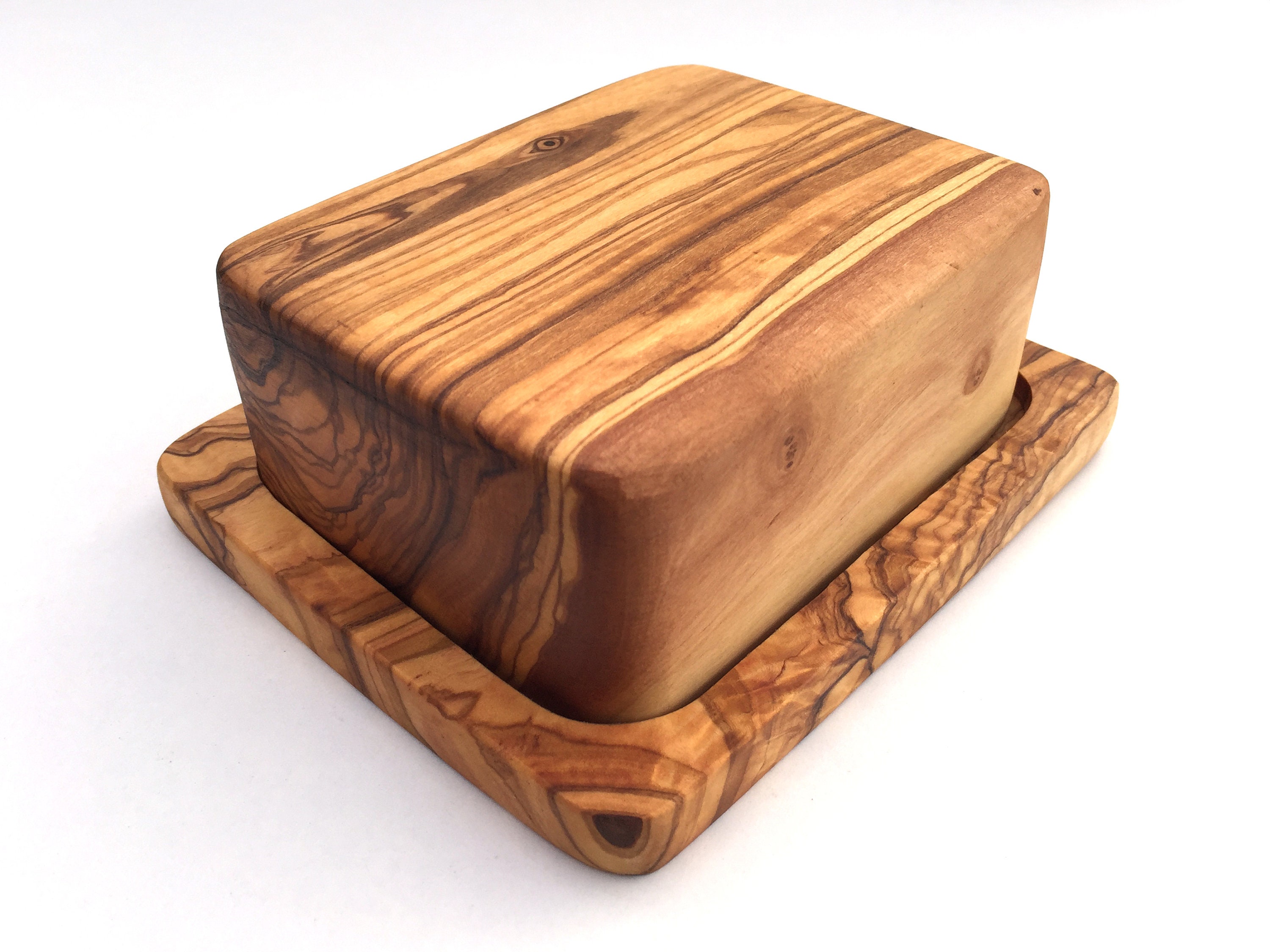 Set of 6 Rustic Coasters, Wooden Glass Coasters, Made From Olive Wood by  Hand 