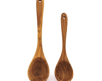 Ladle length selectable 26/32 cm, soup ladle, ladle, sauna ladle, handmade from olive wood