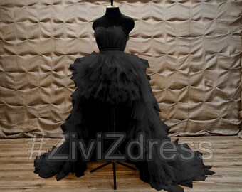 cute black wedding dresses