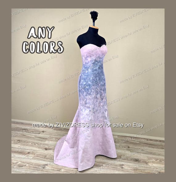 Ombre Tulle Wedding Dress with Detachable Train: Fantasy Bridal Gown