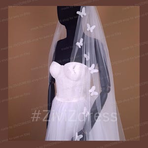 Butterflies for veil, Veil Weights set, Magnetic butterflies for veil weight, Floral cathedral veil Wedding Veil butterflies, Decor for veil