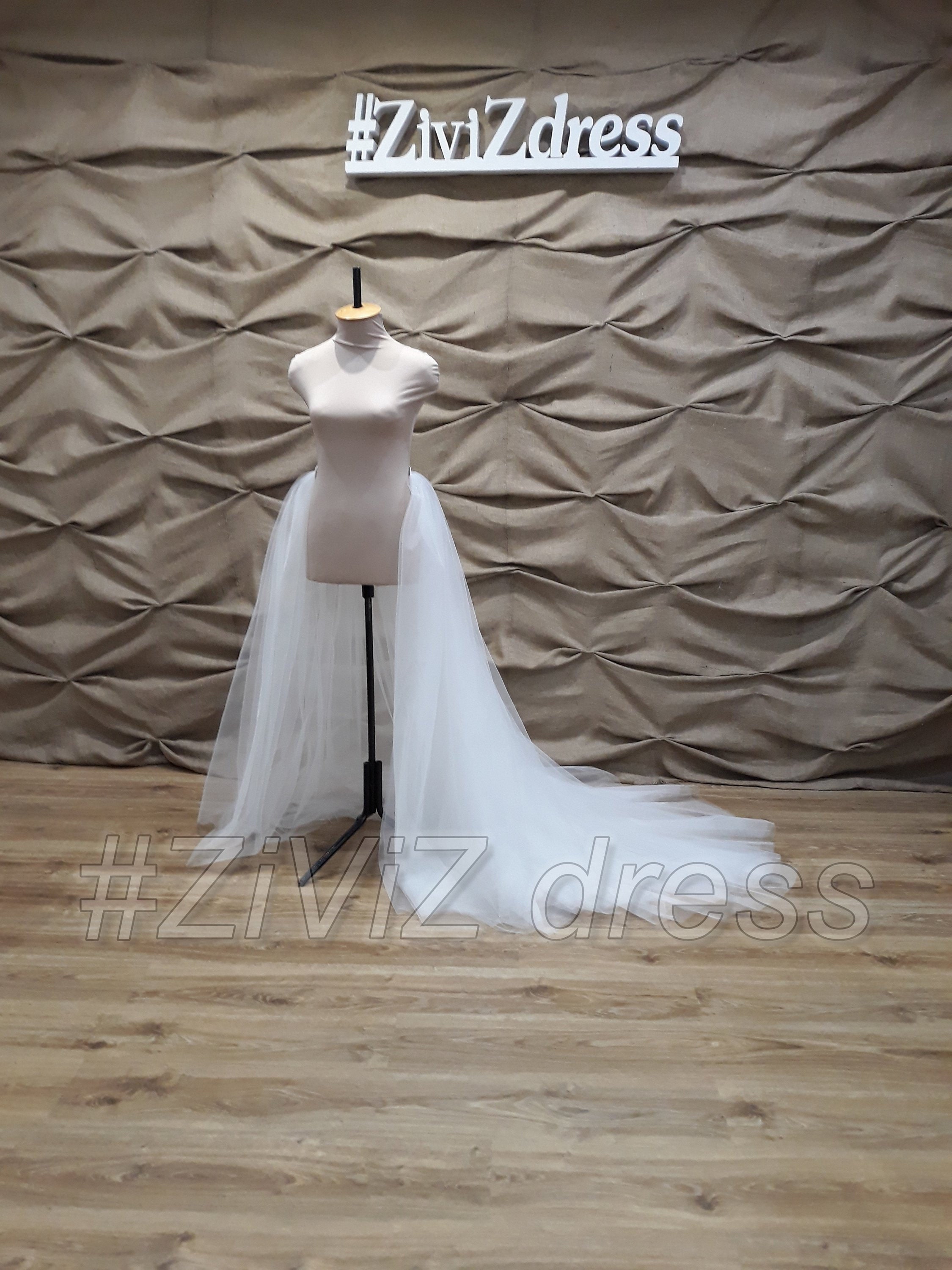 detachable wedding train only