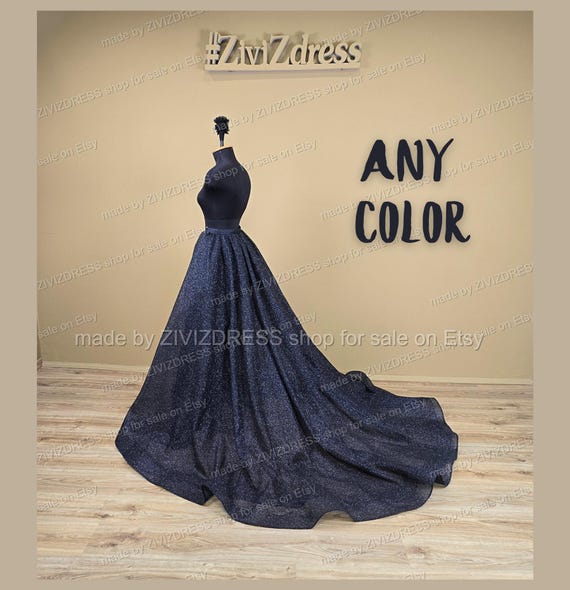 glitter detachable skirt prom dress Black Bridal Train Web Collection: Birthday Girl