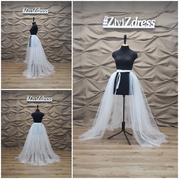 removable dress train