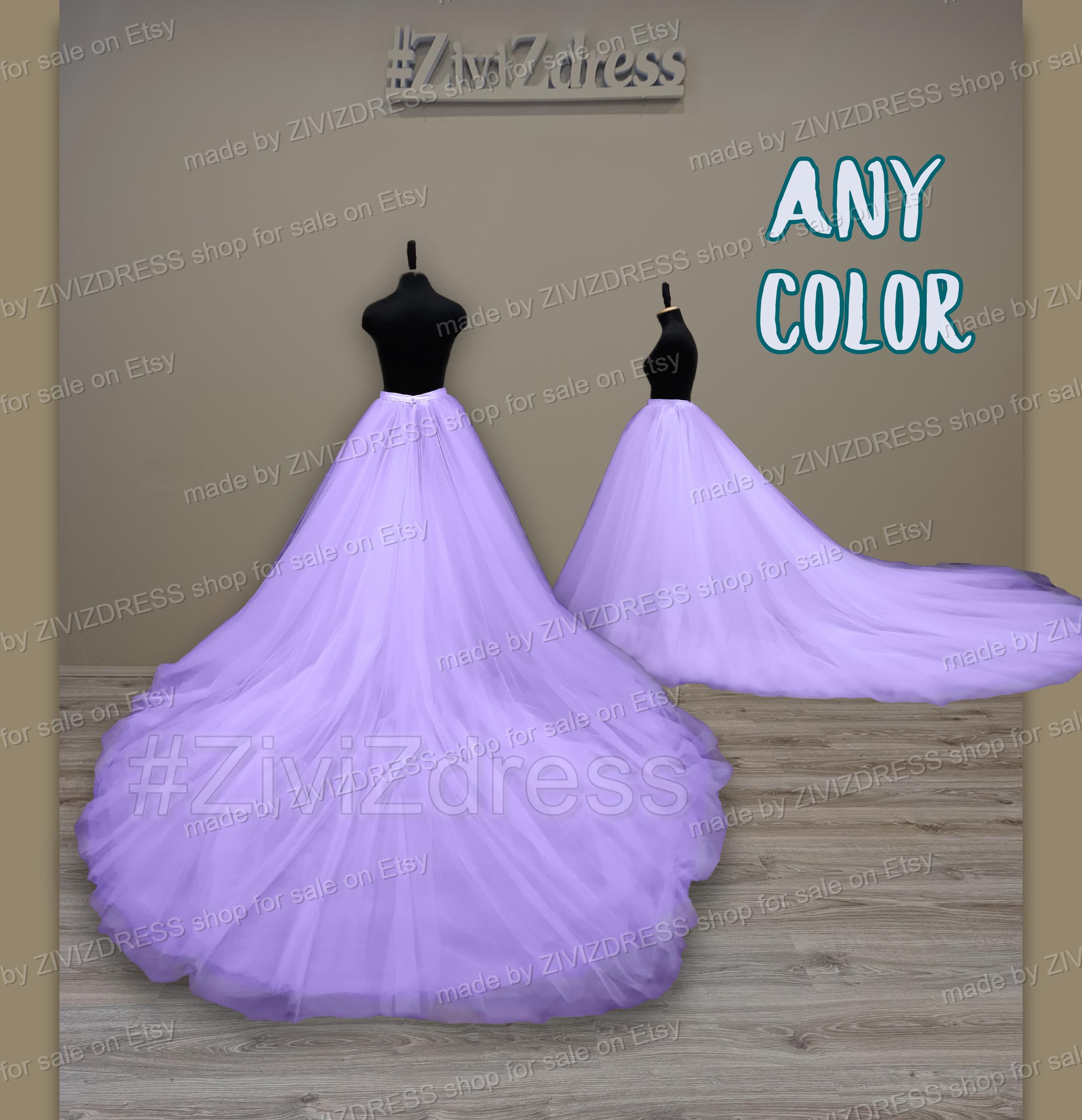即興 lavender × white tulle skirt 〜11取り置き中