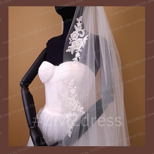 Lace elements for veils, Veil Weights set, Magnetic Lace for veil weight, Lace cathedral veil, Lace Wedding Veil, Lace elements