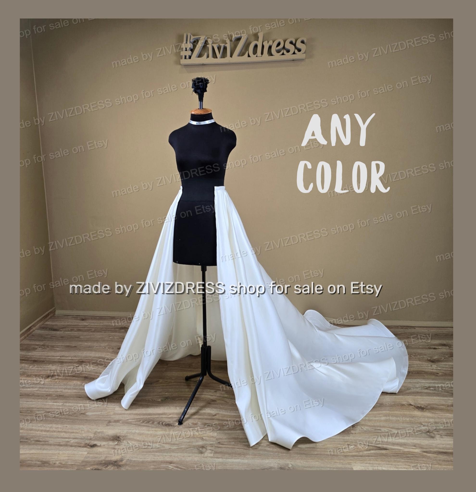 Detachable Skirt Overlay Dressy Jumpsuits With Overlay Wedding