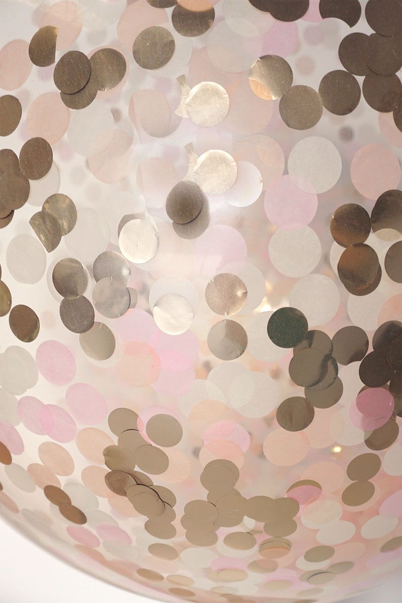 Giant Balloons Peachy confetti