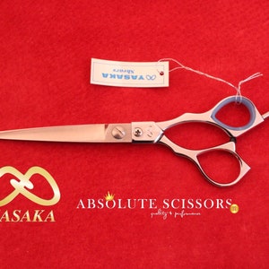 Yasaka M600 , Hair scissors , Hair Shears , Size 6 inches , Cobalt ATS 314 , Made in Japan