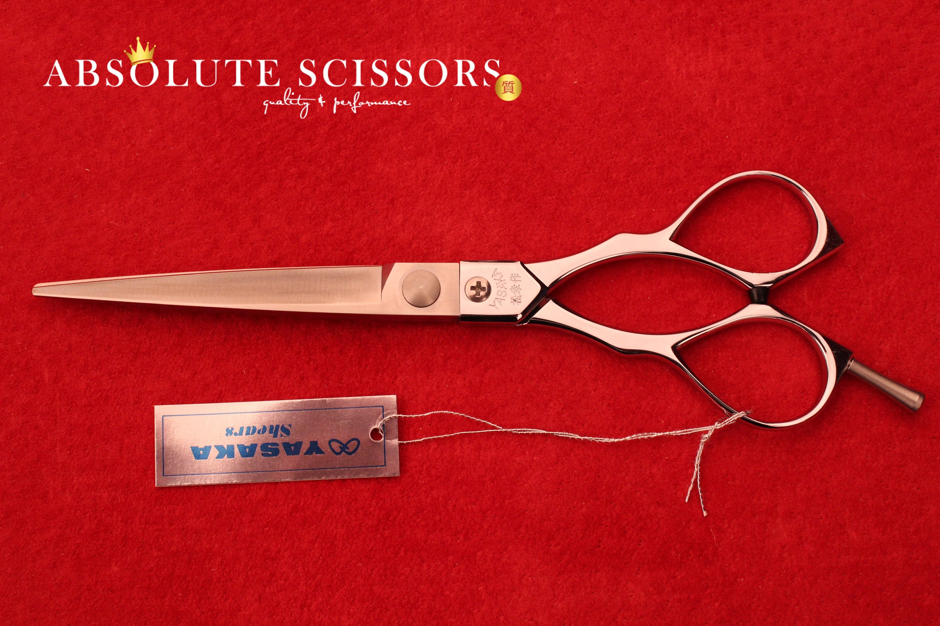 Ciseaux De Coiffeur Professionnels YASAKA S500 Cobalt - Taille 5, Acier ATS314, Fabriqués Au Japon