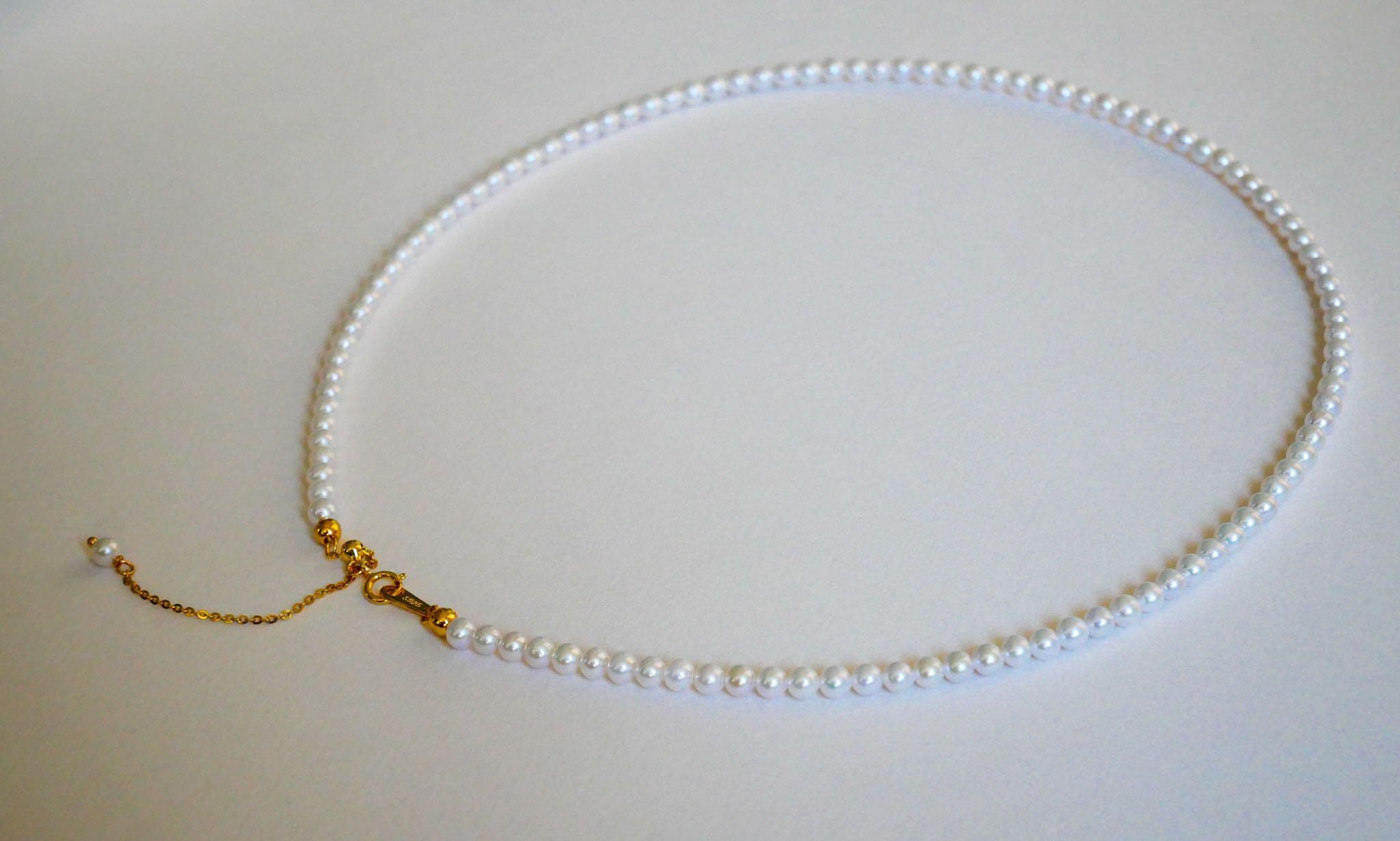 4mm Classic Pearl Necklace - Etsy