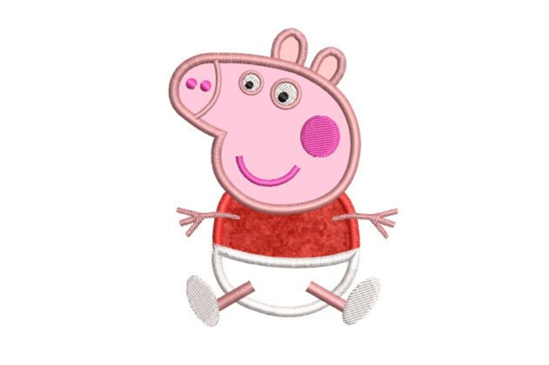 Cute Baby Animal Embroidery Design, Baby Pig Embroidery , Machine