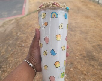 Leprechaun Cereal Theme Snowglobe Tumbler