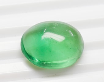 Immaculate Green Fluorite Cabochon Gemstone Looe Gemstone For Making Jewelry