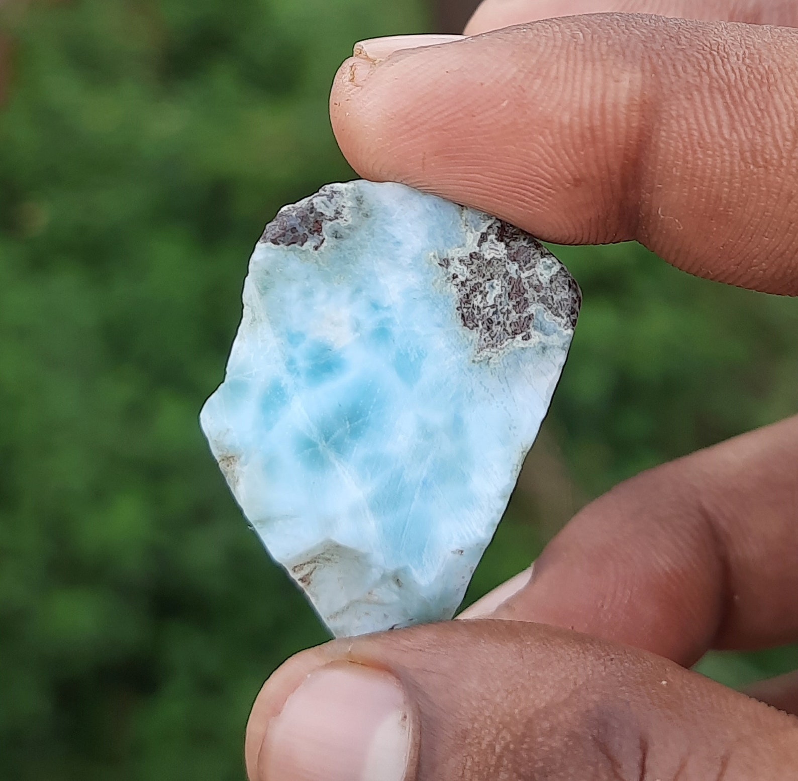 Rare Gemstone larimar rough loose gemstone amazing larimar Etsy