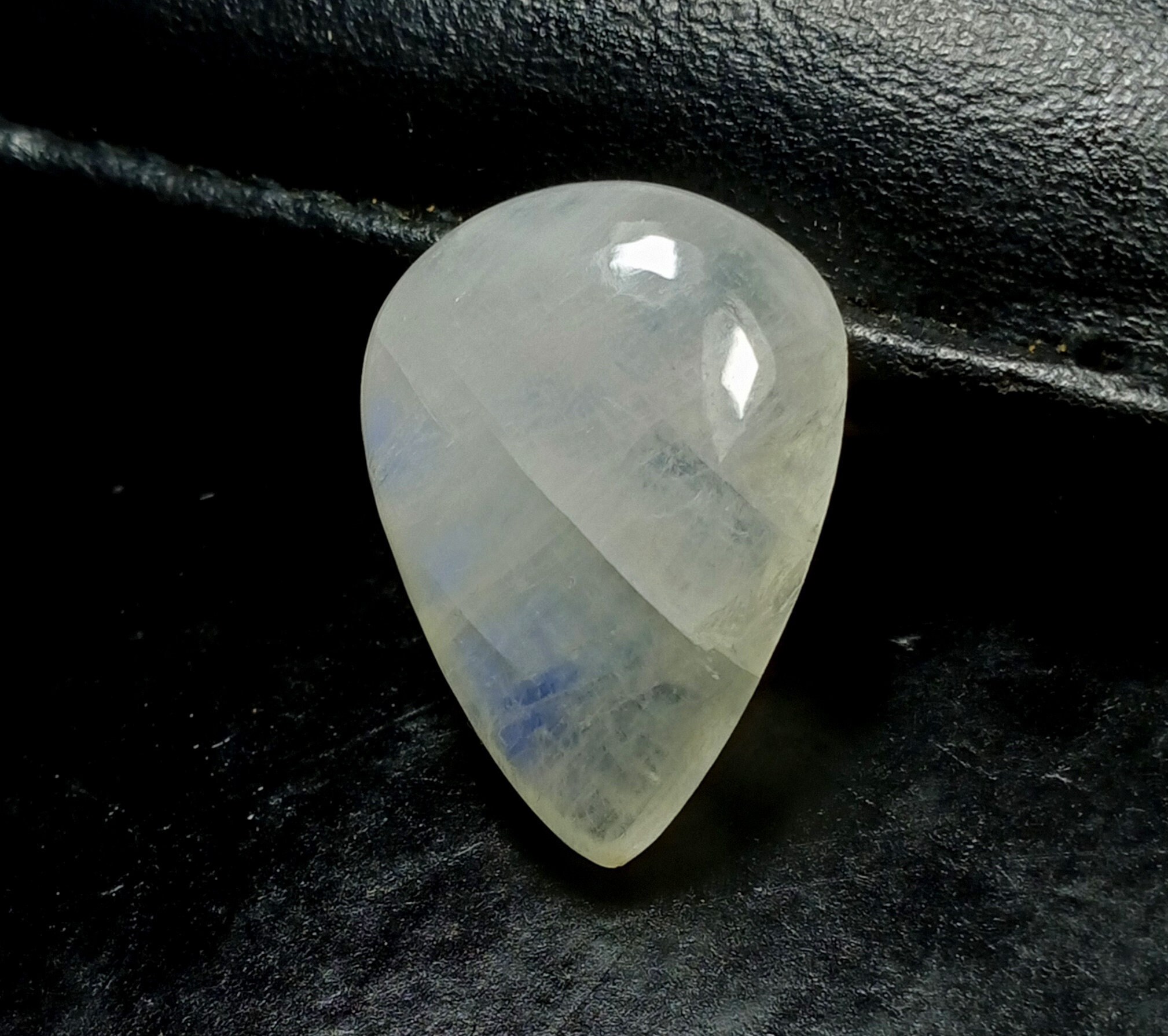 Natural Moonstone Cabochon Gemstone 36.00 Carat. Pear Shape Etsy
