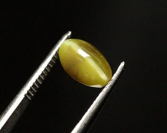 1.10 Carat Natural Chrysoberyl Cats Eye Oval Genuine Gemstone For Making Ring,