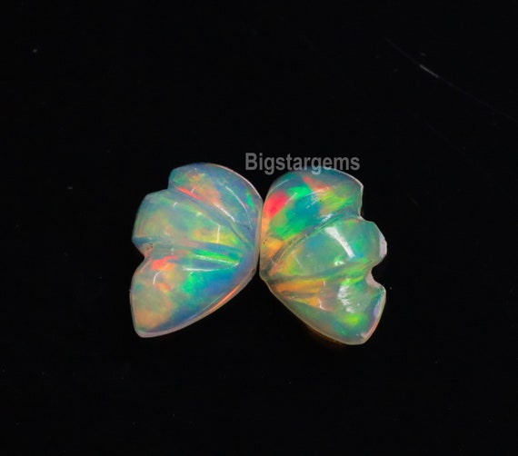 【エチオピア産】オパール彫刻 天然の最高品質のエチオピア産オパール彫刻0.85カラット。ジュエリー