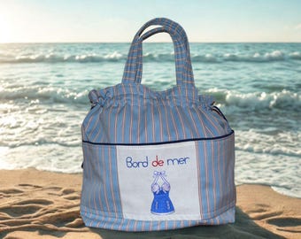 Torba na robótki na drutach, kreatywne hobby, DIY, torba w rozmiarze XL