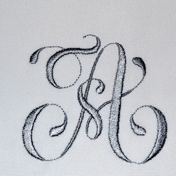 Monogramme brodé Réf Rouyer