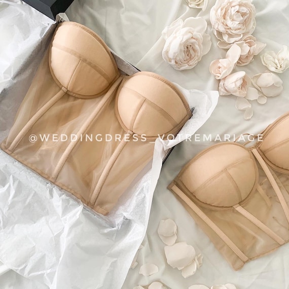 Lina L/sexy Nude Corset Bustier, Beige Bustier Top, Sweetheart off White  Corset, Lase up Tan Corset, Wedding Corset,bridal Bustier -  Canada