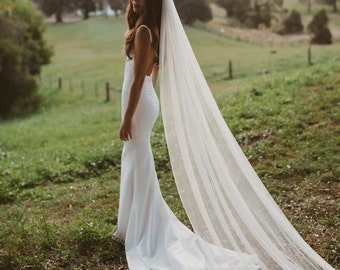 Bridal veil, silk veil, chapel veil, chapter veil,