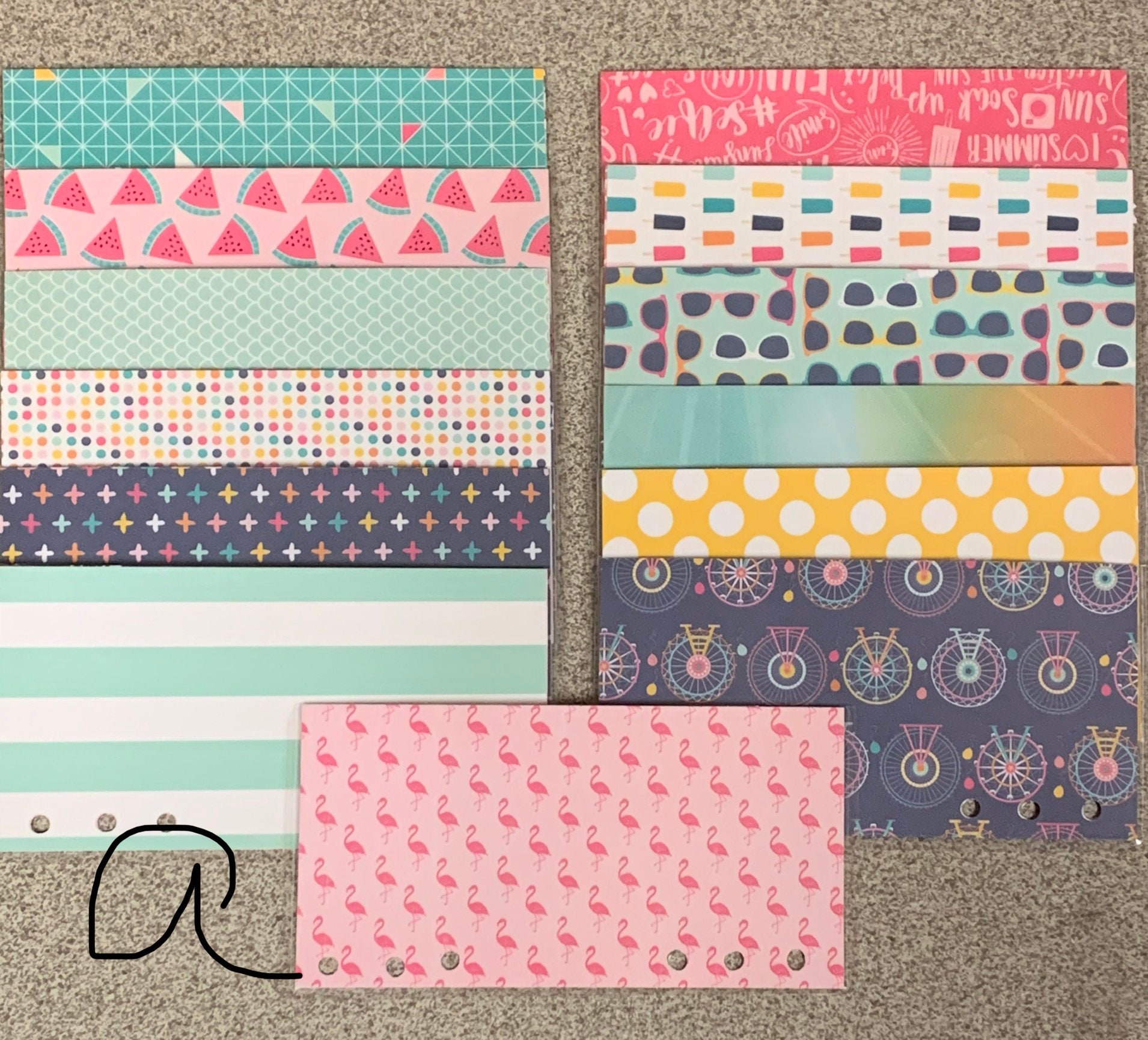 Cash Envelope System 6 Laminated Cash Envelopes Leather A5 Etsy