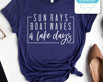 Free Free Boat Waves Sun Rays River Days Svg