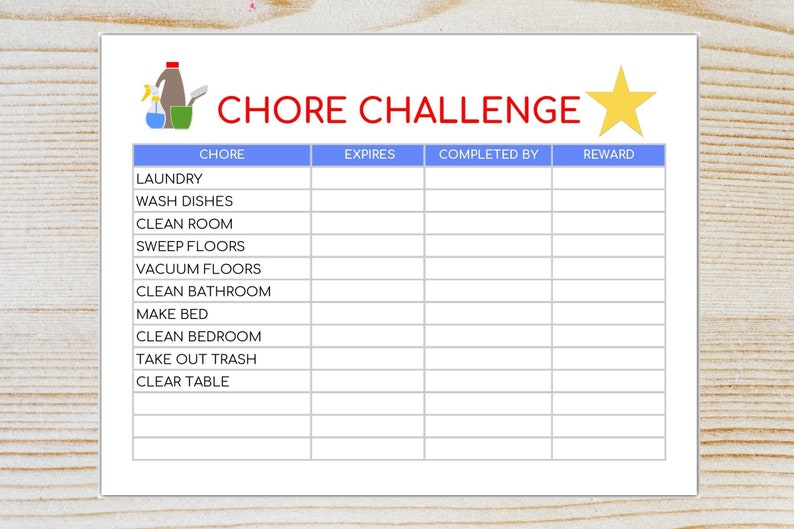 Chore Concern- Editable Chore Record- Chore Chart-Youngsters Chores Printable -Instantaneous Obtain image about Chores List Printable named Chore Problem- Editable Chore Listing- Chore Chart-Children Chores Printable -Immediate Obtain