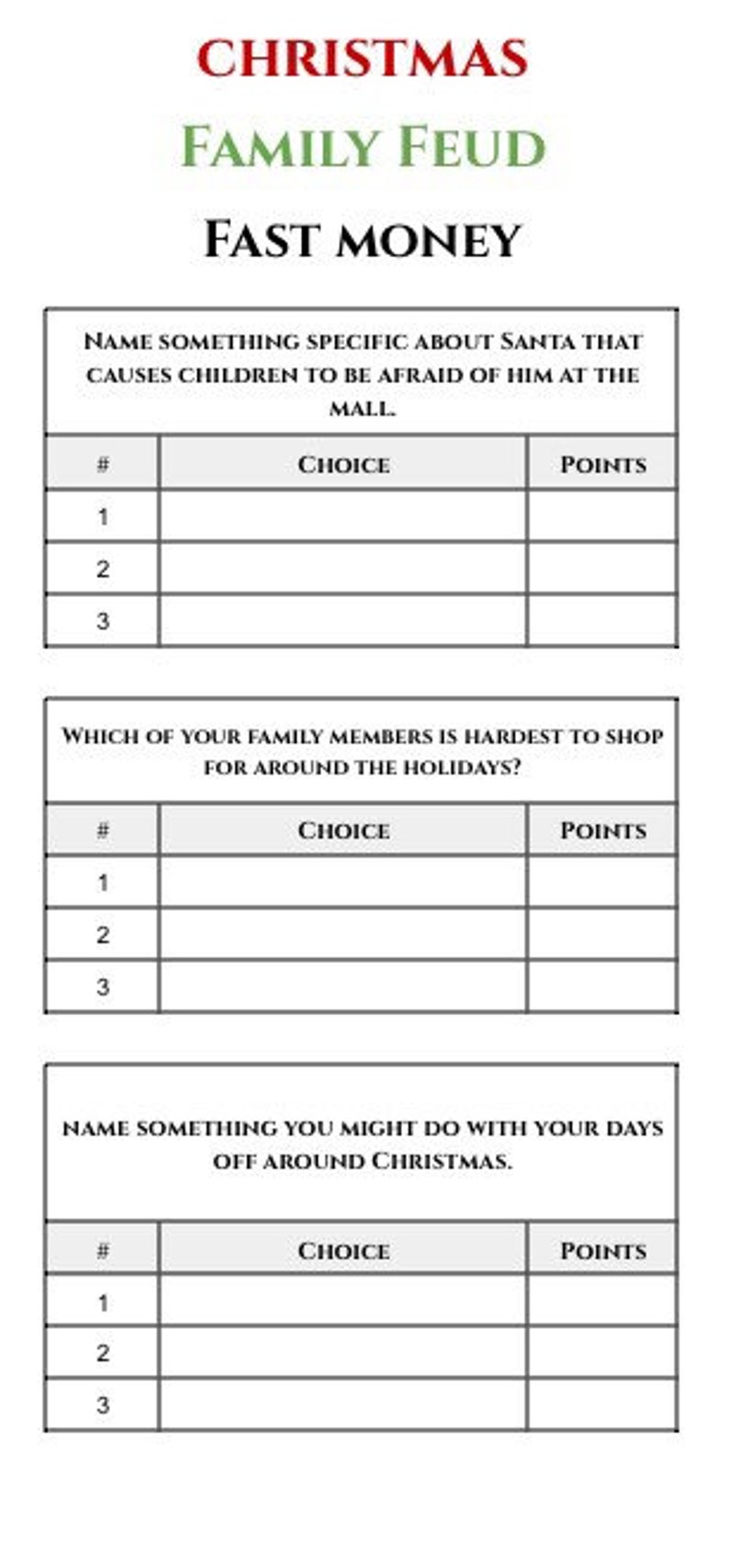 free chistmas family feud game download free chistmas family feud game download
