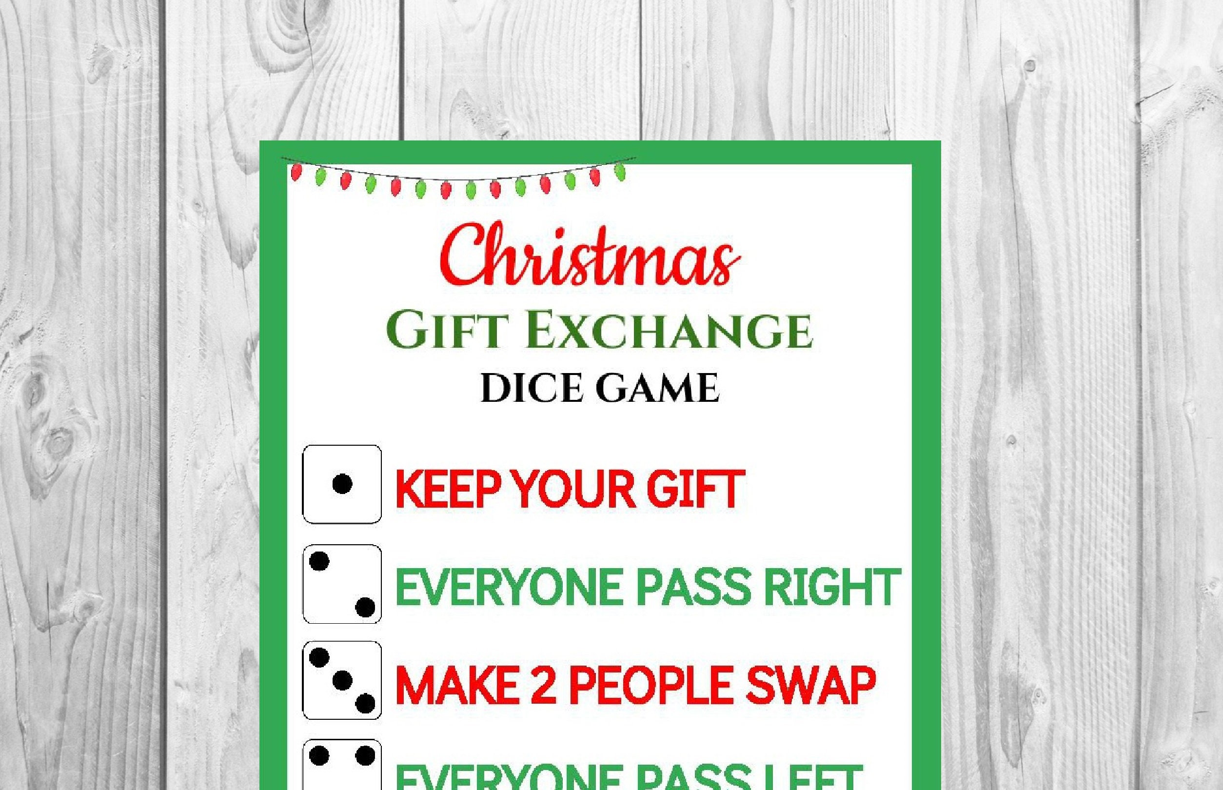 Christmas Dice Game Printable Christmas Games Family Games Etsy Canada Christmas Dice Game Printable Christmas Games Family Games Etsy Canada