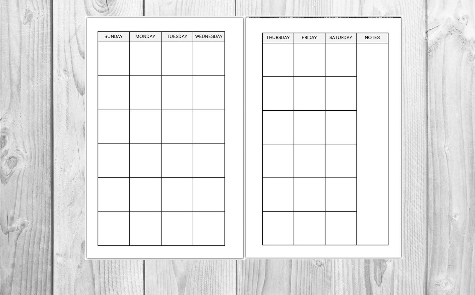 Happy Planner Mini Monthly Planner Inserts Printable Month Etsy