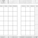 Micro TN Monthly Planner Blank Calendar Printable Planner Month on Two ...