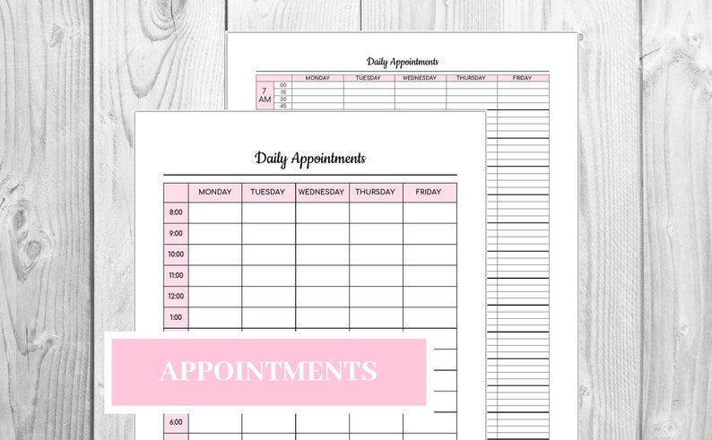 Daily Appointments Pink Printable - Il 794xN.2228286584 Fcd1 