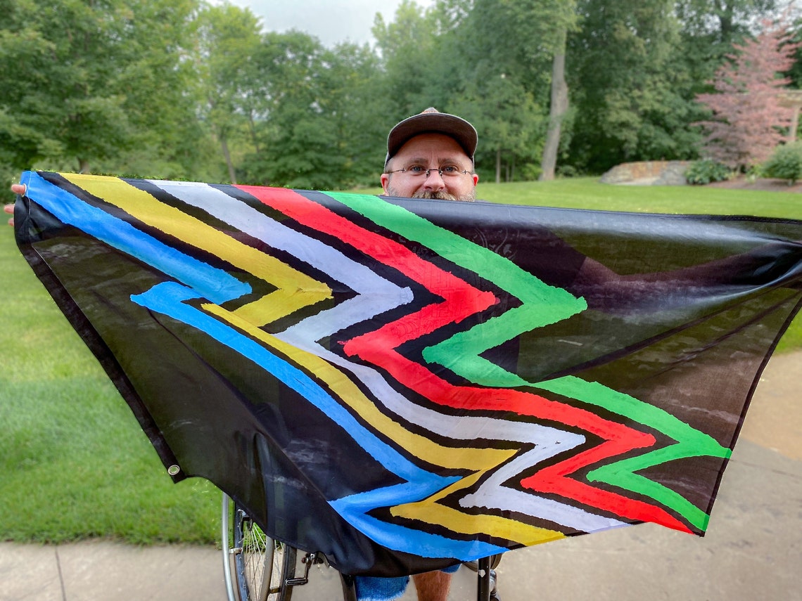 Disability Pride Flag Sublimation Flag Etsy