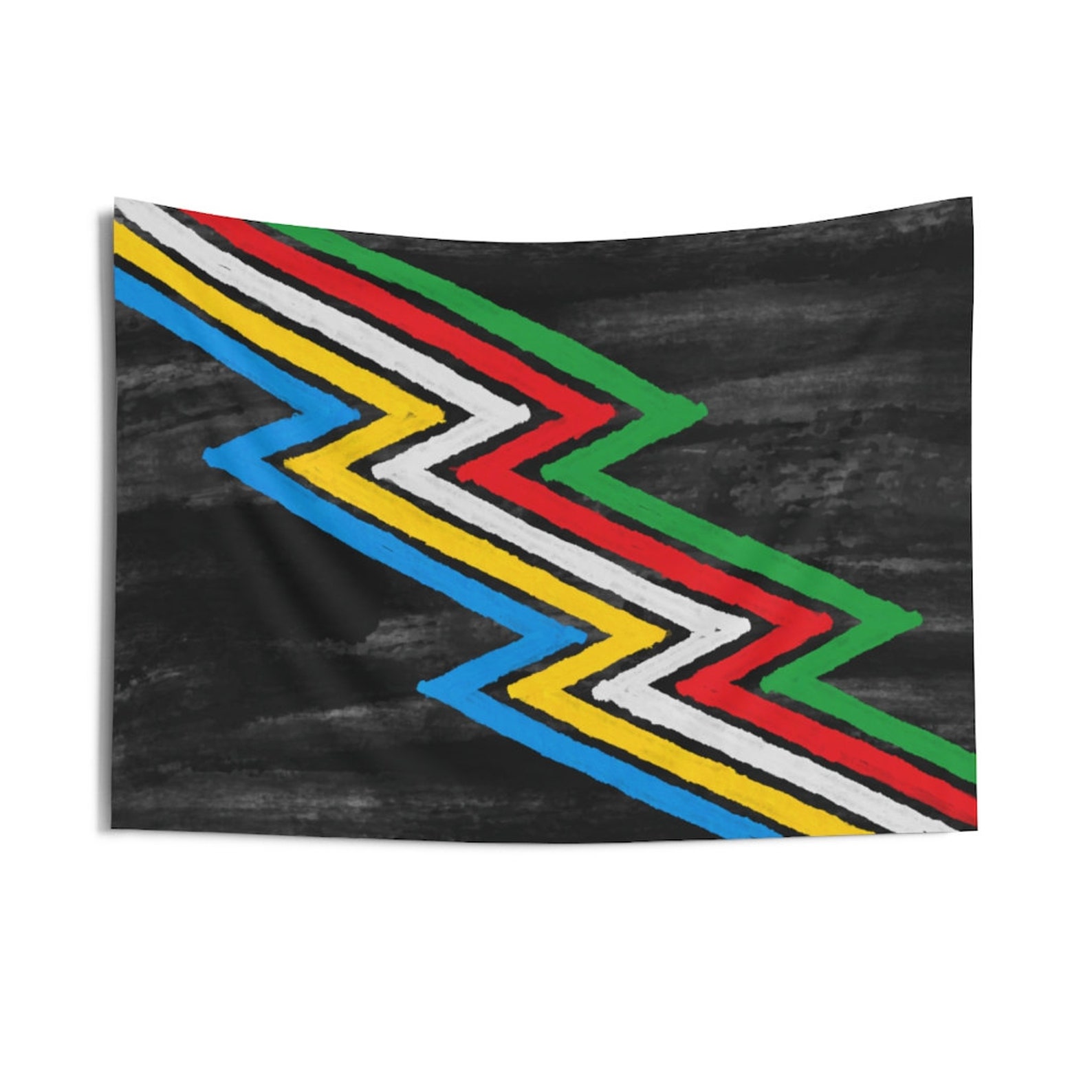 Disability Pride Flag Wall Tapestry Etsy