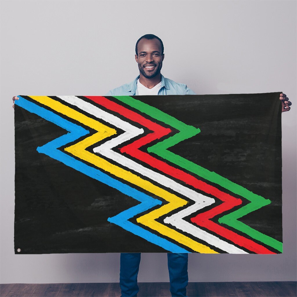 Disability Pride Flag Sublimation Flag Etsy