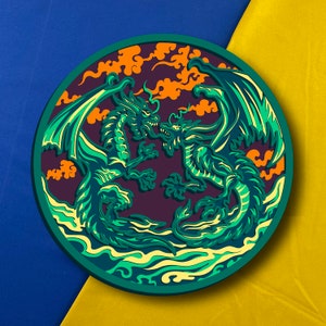 Dragon Multilayer/ Dragon SVG/ 3D Decor/ CNC file/ Dragon svg files for cricut/ layered file