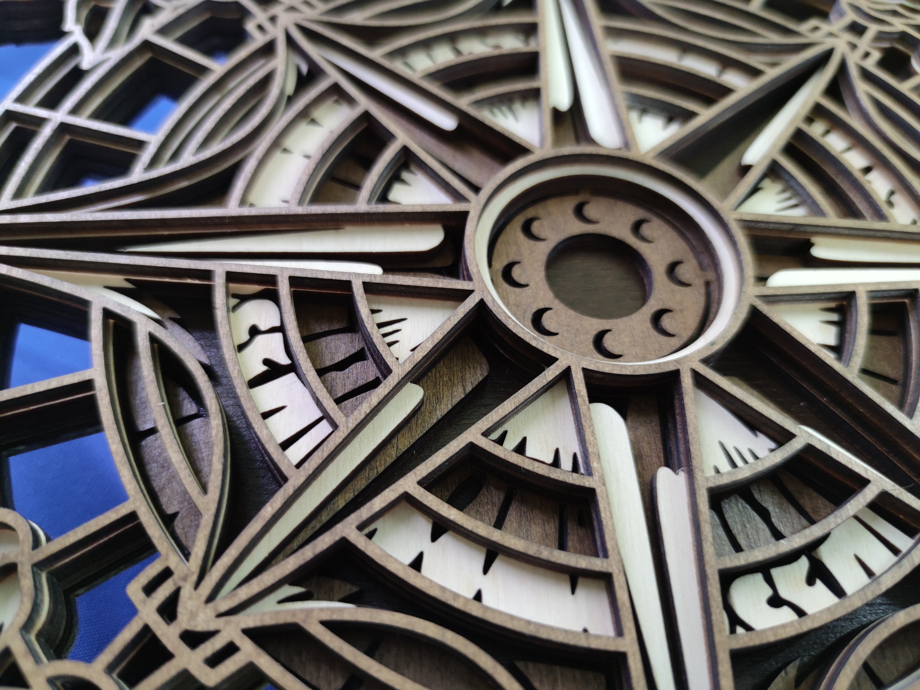 Compass Layered Svg Compass Multilayer. SVG. 3D Decor. CNC . Cricut Construction. Layered ...