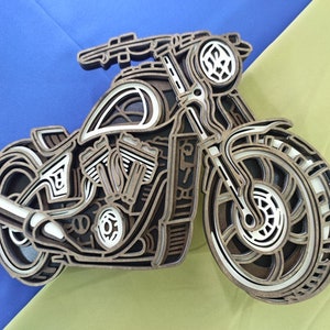 Moto Multilayer/ Moto SVG/ Decorazione 3D/ File CNC/ File Moto SVG per Cricut/ File a strati